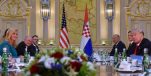 Croatian President Kolinda Grabar-Kitarović Meets US President Donald Trump