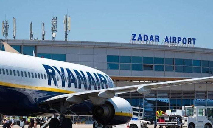 Ryanair announces new service to Zadar for next summer season