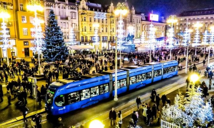 Advent in Zagreb: Trams & buses free on weekends 