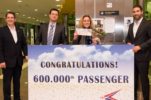 Zadar Airport welcomes 600,000th passenger for first time in its history 