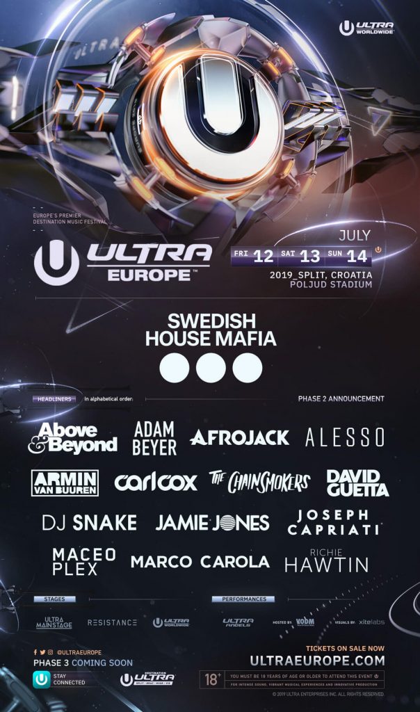 Ultra Europe in Split moved from Poljud to Park Mladeži stadium for ...