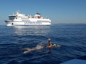 Swimmer Dina Levačić arrives in New Zealand where she aims to make Croatian history