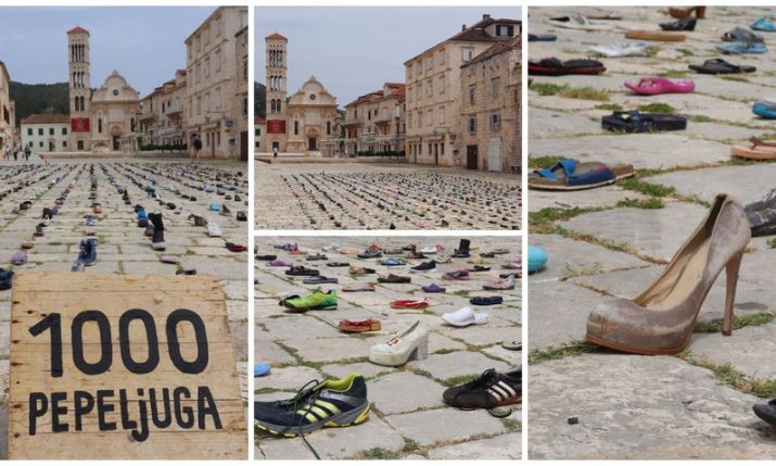 VIDEO: 1000 Pepeljuga – A thousand shoes collected on the beaches of Hvar