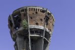 Vukovar Water Tower:  Symbol of defence of Vukovar, Croatia