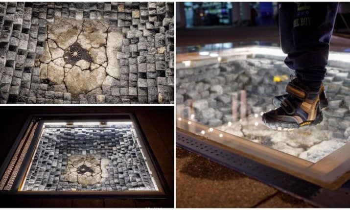 PHOTOS: New Vukovar memorial – authentic mortar shell from war embedded in footpath