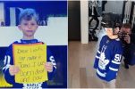 Viral video helps Toma’s dream to play ice hockey