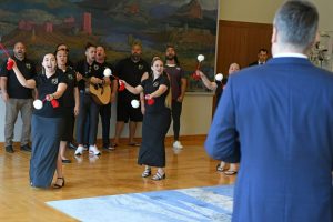 Croatian Folklore Ensemble from New Zealand and a Maori kapa haka group and Polynesian singers embarking on a joint tour across Croatia, under the title of "Kia ora Hrvatska 2023.”