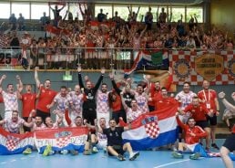 Croatia deaf handball team are champions of Europe 