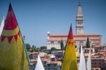 Regatta of traditional boats in Rovinj