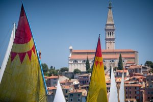 Regatta of traditional boats in Rovinj