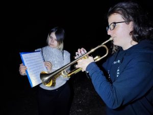 Playing music in Gorski kotar