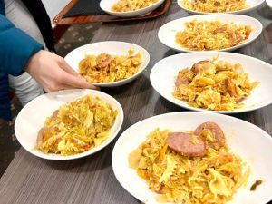 Cooking class at the roatian Community Centre in Geelong