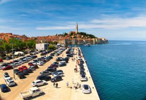 Rovinj during the Nikola Tesla EV Rally Croatia