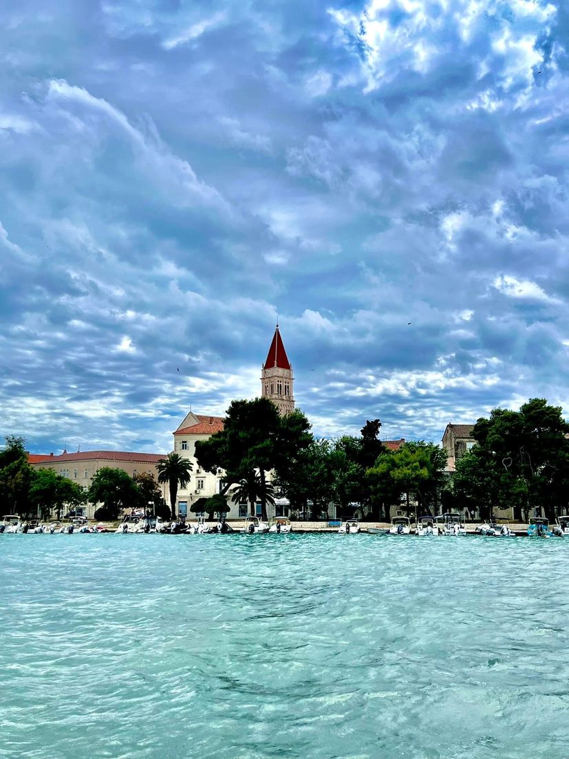 View from sea in Trogir