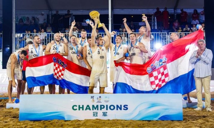 Croatia are world beach handball champions again