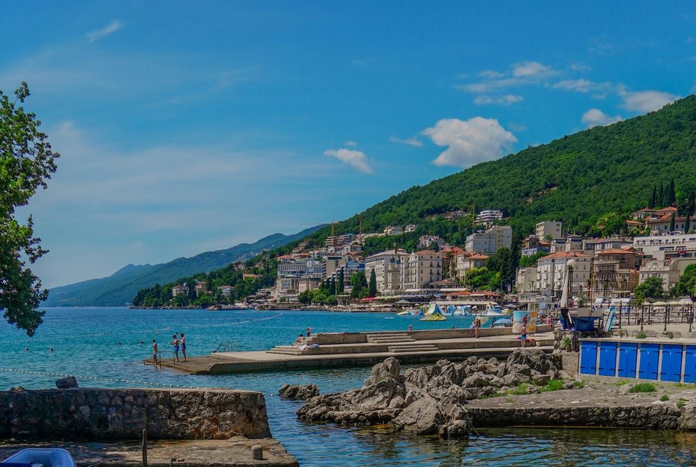 Houses in Opatija by the sea