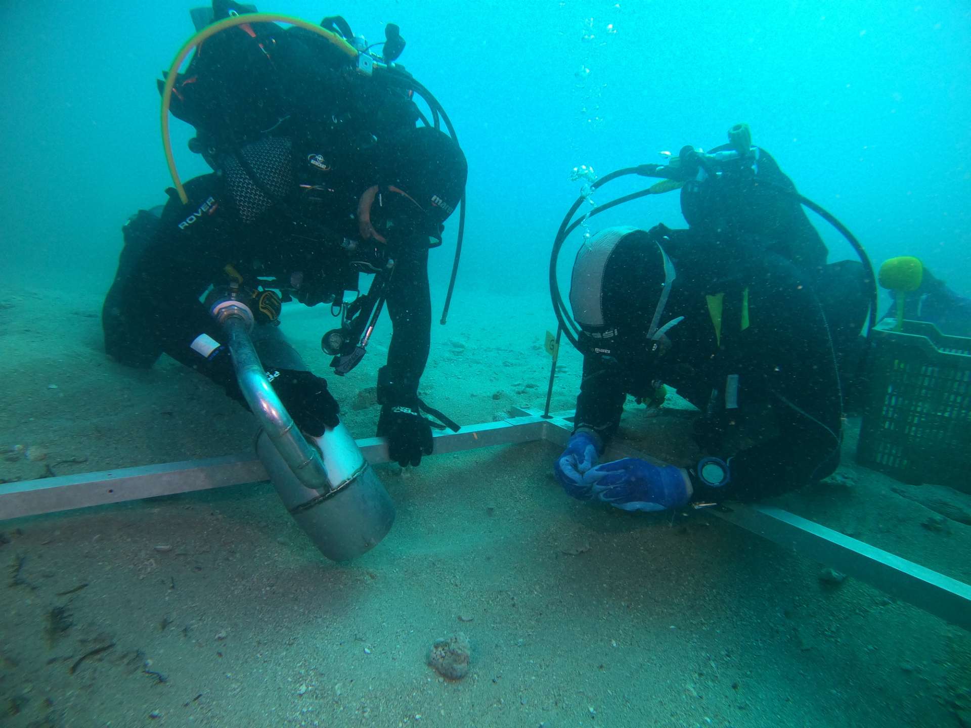 Sailing shipwreck near Cape Franina in Croatia 