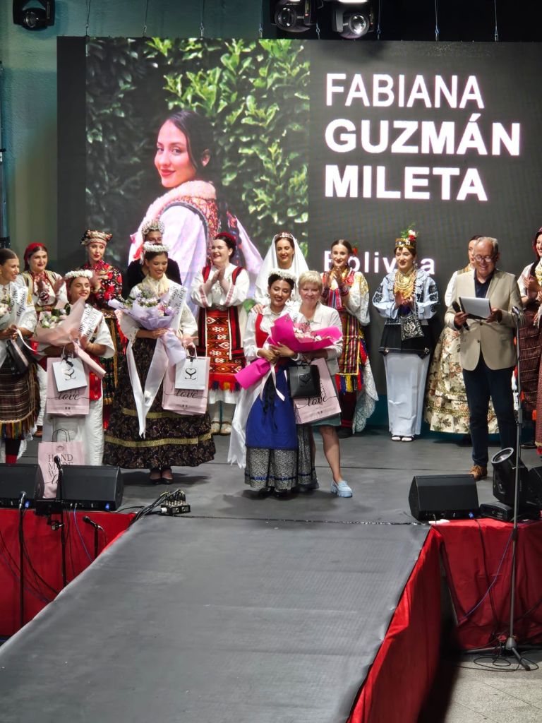 most beautiful Croatian in national folk costume outside Croatia in a pageant held last night in Tomislavgrad.