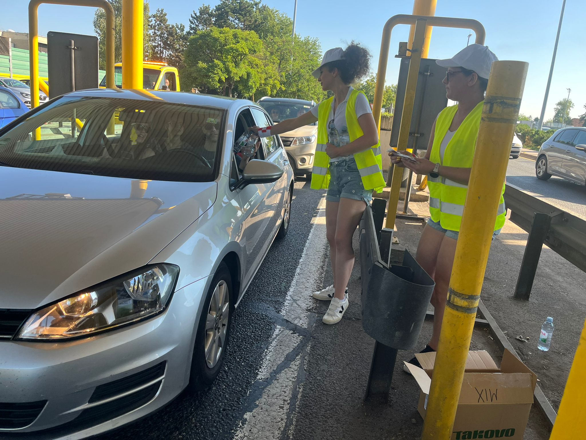 free water handed out in Croatia at Lucko 