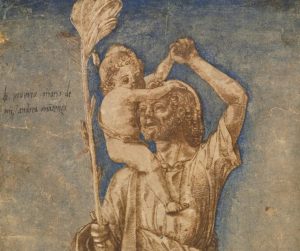 Saiint Christopher Carrying the Christ Child, courtesy of the Cleveland Museum of Art