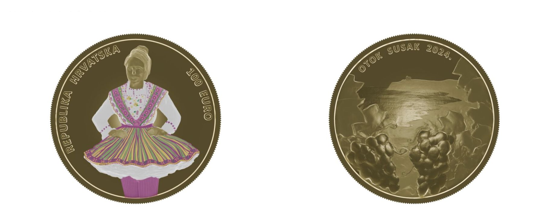 Susak Island collectors coin 