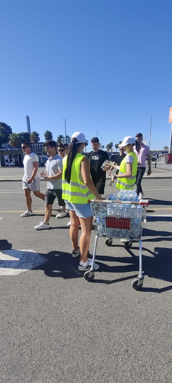 free water handed out in Croatia at Split 