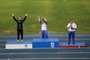 Mia Nekić at the World Deaf Athletics Championships