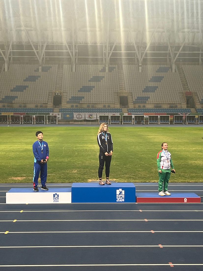 Laura Štefanac at the World Deaf Athletics Championships