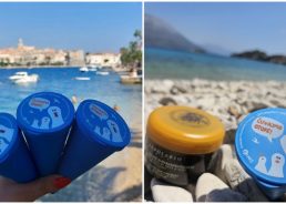 Eco-bin ashtrays help keep Croatian island beaches clean