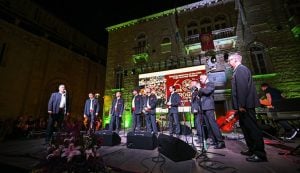 klapa group singing in Trogir