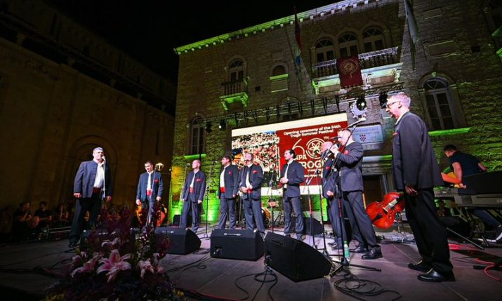 PHOTOS: 54th Trogir Cultural Summer opens with klapa celebration