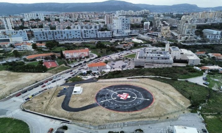 Split gets Croatia’s first certified hospital helipad