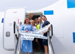 Croatia Airlines’ first Airbus A220-300 international flight marks 35th birthday