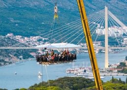 Dinner in the Sky opens in Dubrovnik