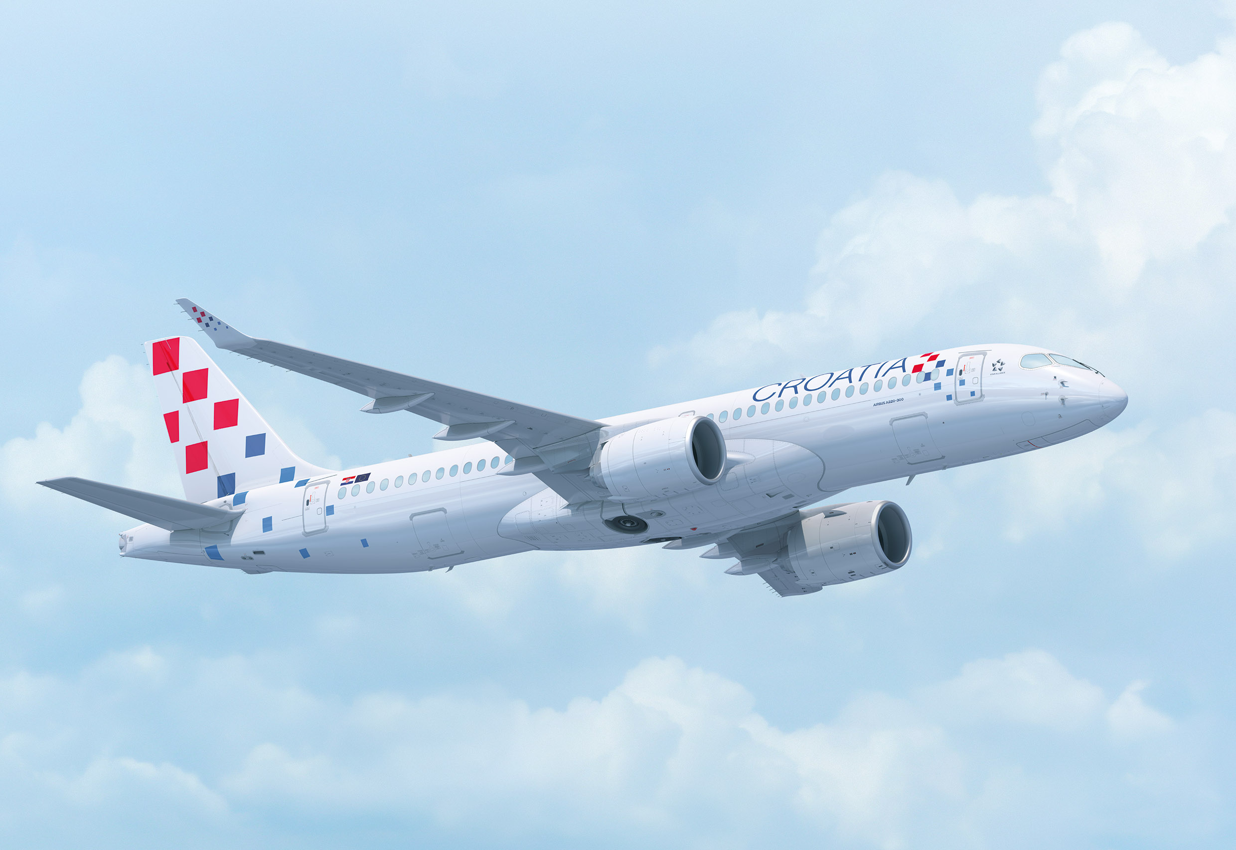 Croatia Airlines new Airbus A220-300