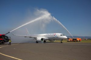 Croatia Airlines new Airbus A220-300 in Zagreb