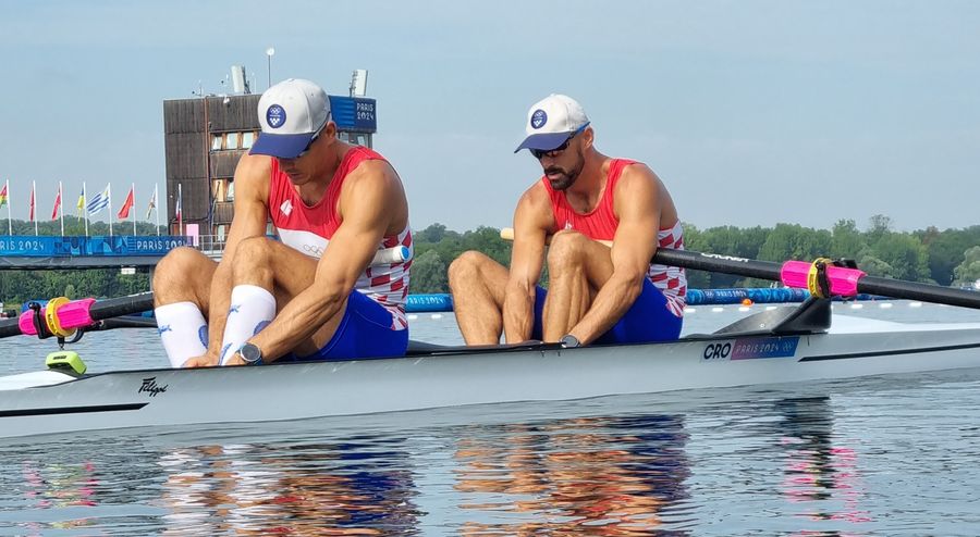 Martin and Valent Sinkovic in Paris at the Olympic Games 