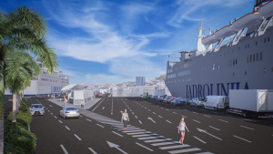 St. Peter's Pier in Split Harbour plans