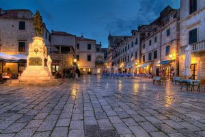 Empty restaurant in Croatia