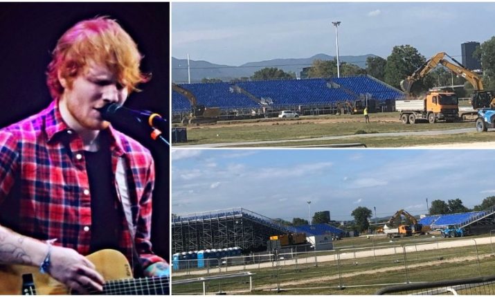 Hippodrome gears up for 68,000 fans for Ed Sheeran’s first Croatia concert