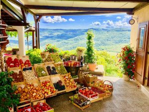 fruit and veg at markets in Croatia