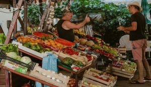 fruit and veg at markets in Croatia