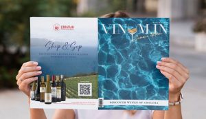 Cover of VinumIn, the premiere Croatian wine magazine,