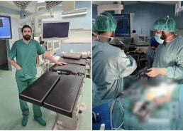 First laparoscopy-assisted total gastrectomy in Croatia performed