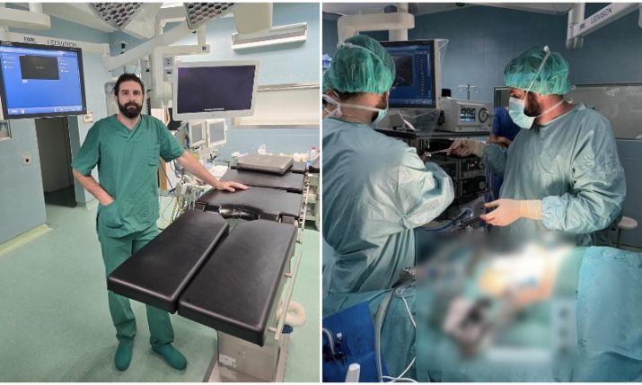 First laparoscopy-assisted total gastrectomy in Croatia performed