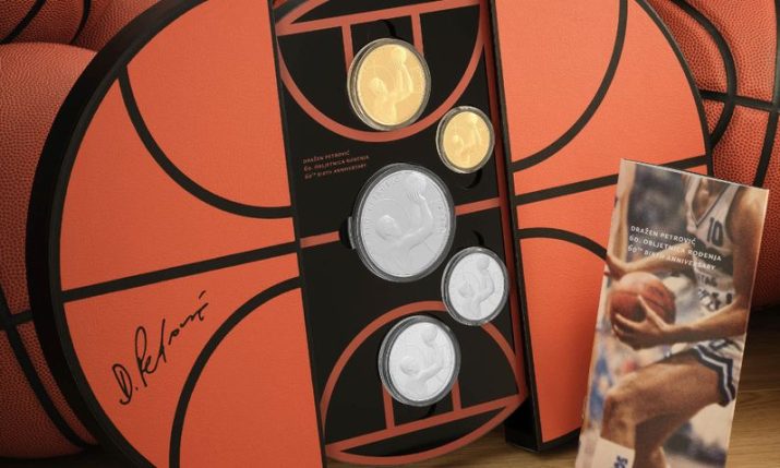 Gold and silver coins in honour of Dražen Petrović released