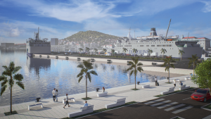 St. Peter's Pier in Split Harbour plans