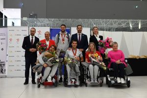 Croatian Paralympians return home to zagreb