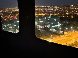 A Black Hawk helicopter from the Croatian Air Force transporting a heart from Zadar to Zagreb