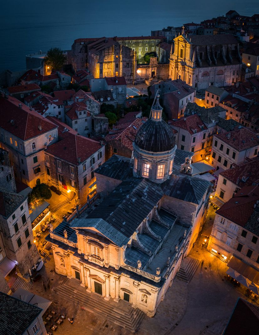 Dubrovnik at night 